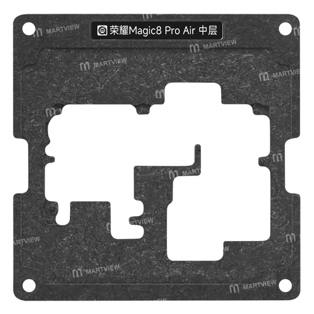 amaoe middle-layer-bga-reballing-stencil-tin-plating-platform-set-for-honor-magic8-pro-air-2