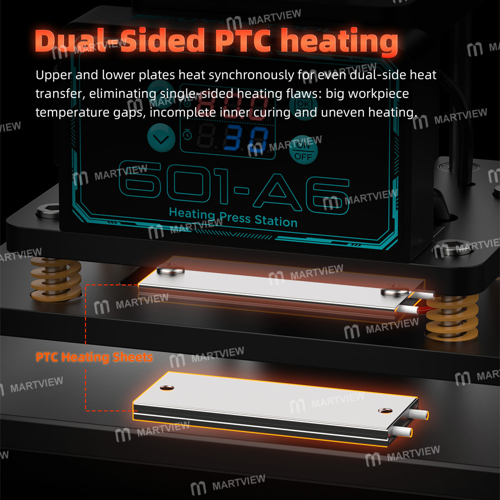 uyue 601-a6-dual-sided-heating-precise-timing-multifunctional-thermal-holding-press-fixture-7