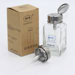 mtk 60-180ml-press-type-clear-glass-alcohol-bottle-1