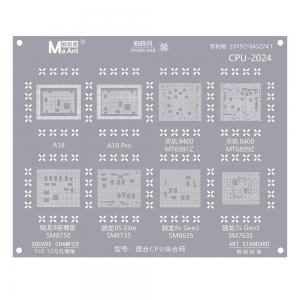 MaAnt 2024 Annual CPU Series BGA Reballing Stencil for A18 A18Pro MT6991Z MT6899Z SM7635 SM8635 SM8735 SM8750