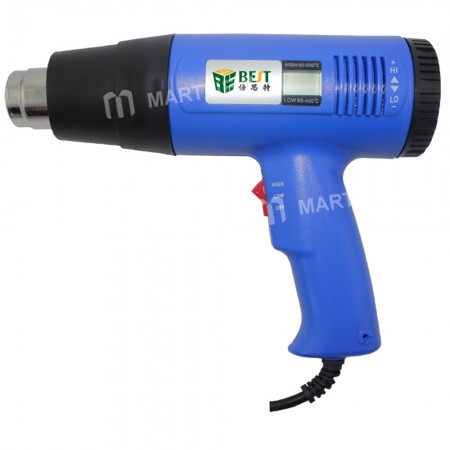BST-8016 1600W Handheld Portable LCD Electronic Cordless Mini Hot Air Gun for SMT SMD Soldering