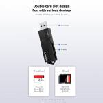 Lenovo D204 2-in-1 Portable 5Gbps USB 3.0 SD/TF Card Reader