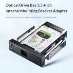 Orico 1106SS 3.5-inch SATA Optical Drive Stainless Bay Built-in Mounting Bracket Adapter