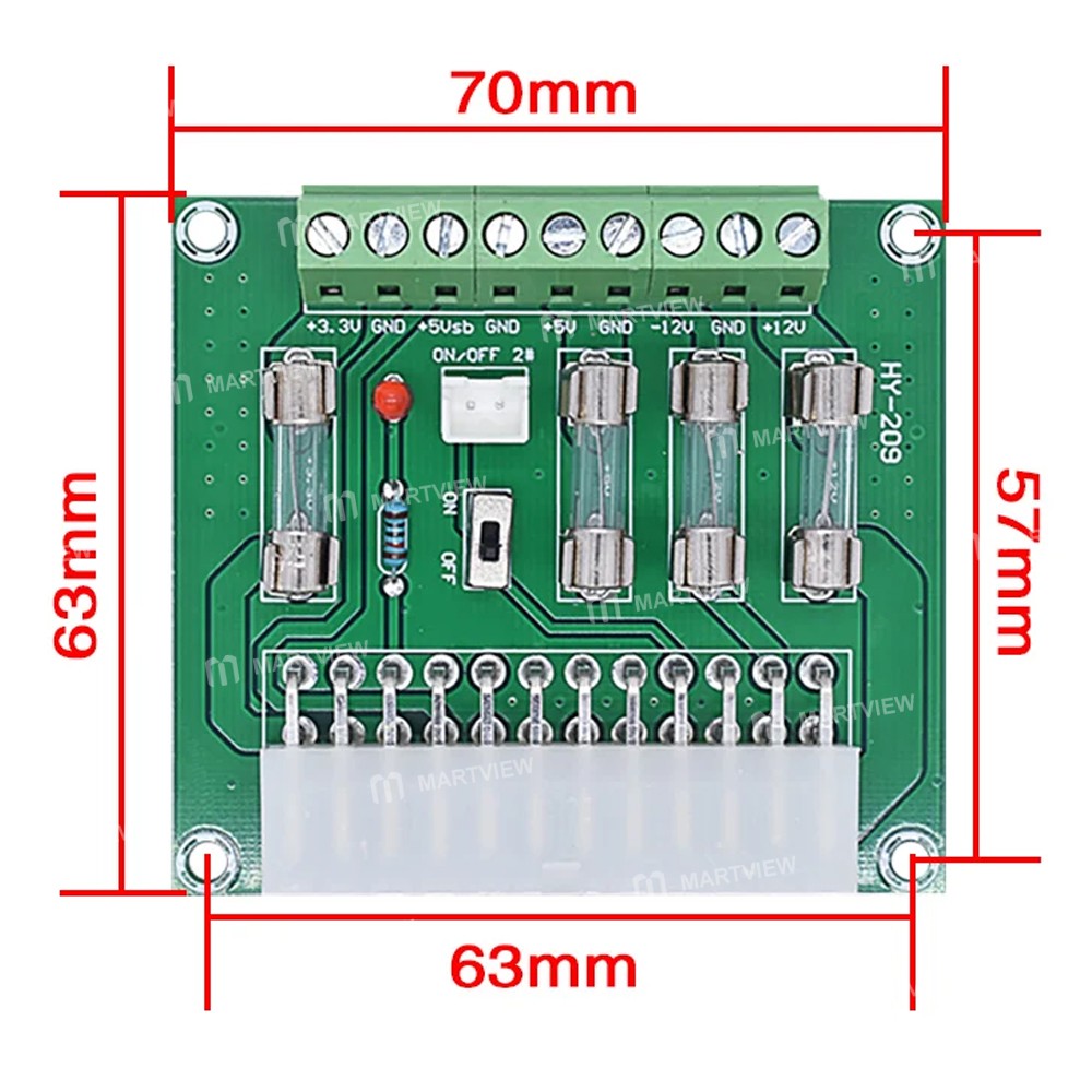 desktop computer-atx-power-adapter-board-for-power-supply-takes-power-6