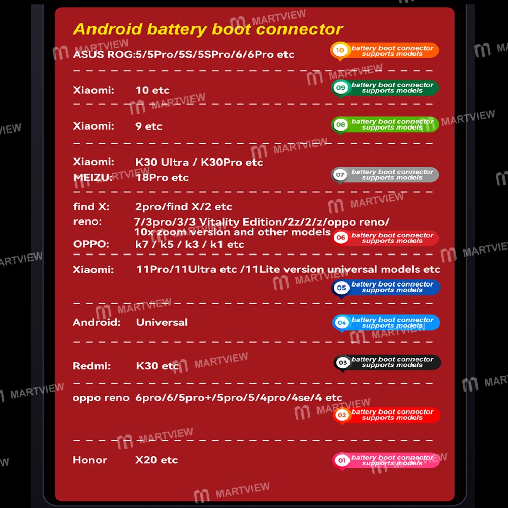 i2c motherboard-repair-boot-battery-boot-connector-for-huawei-android-apple-11