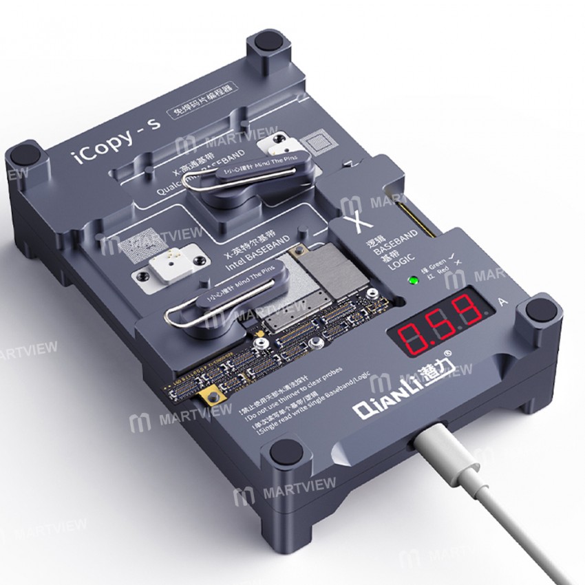 QianLi iCopy-S Double-Sided 4in1 Logic Baseband EEPROM Chip Non-removal for iPhone X / XR / Xs / Xs