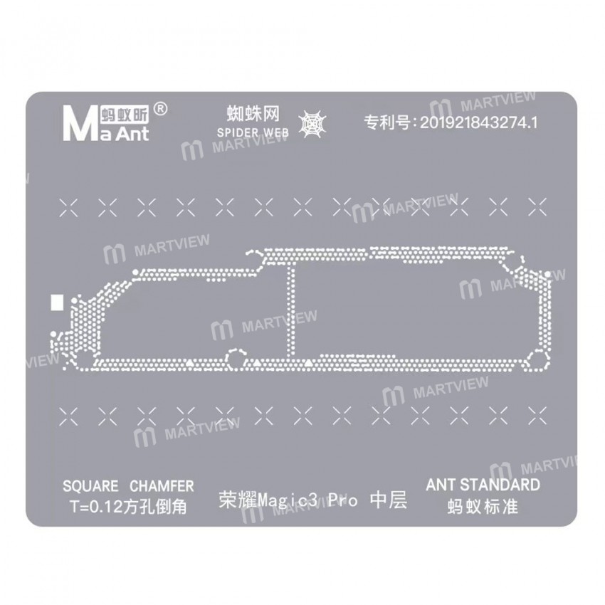 maant 012mm-middle-layer-bga-reballing-stencils-for-huawei-magic-series-4