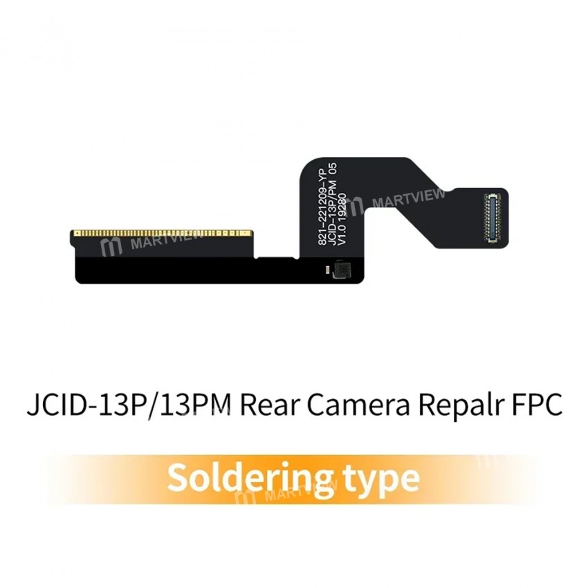 jcid v1se-v1s-pro-rear-camera-flex-cable-welded-version-for-iphone-11-to-14pro-max-9