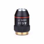 4X 10X 20X 40X 60X 100X High Quality Biological Microscope Objectives Achromatic lens - Black
