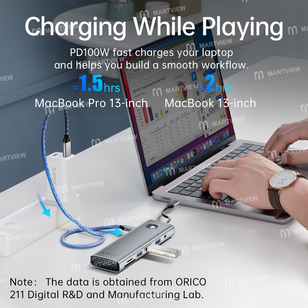 orico pw11-10p-10-in-1-type-c-4k-hdmi-pd60w-usb-30-5gbps-multifunction-docking-station-8