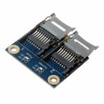 Mini PCI-E to Dual Micro SD Cards Reader for Laptop