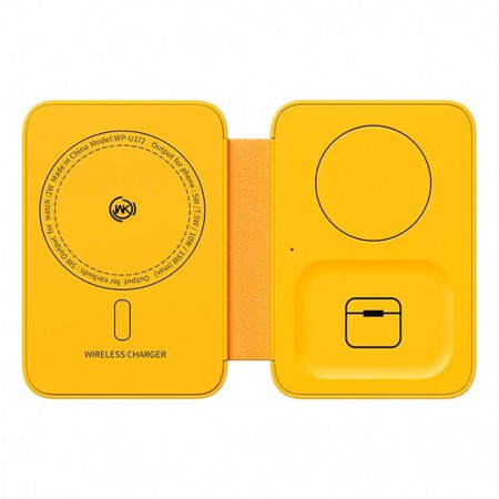 Wekome WP-U172 3-in-1 Magnetic Wireless Charging Station with Mirror for Phone / Watch / AirPod