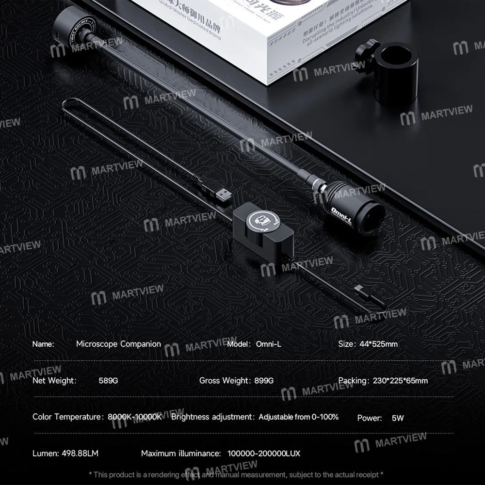 mechanic omni-l-portable-bendable-5w-microscope-led-light-with-magnetic-base-13
