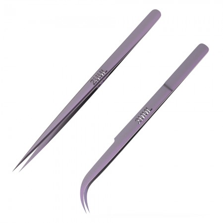 2UUL Professional Purple Titanium Ultra-Light Tweezers for Mobile Repair
