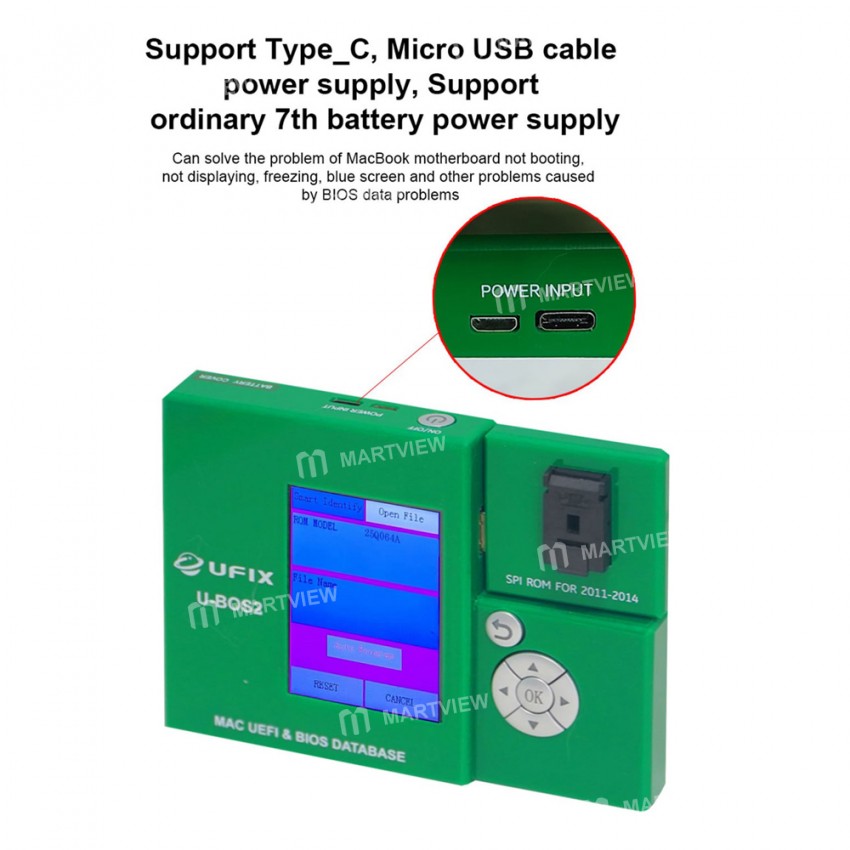UFIX U-BOS2 Data Assistant for MacBook UEFI & BIOS Database Read Write Backup Repair