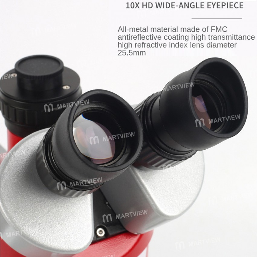 Mechanic R75T-B1 7X-45X Industrial Trinocular Stereo Microscope for PCB Motherboard Inspection
