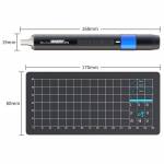 JAKEMY JM-Y04 25-in-1 Rechargeable Electric Screwdriver Set with Bits and Magnetic Measuring Mat