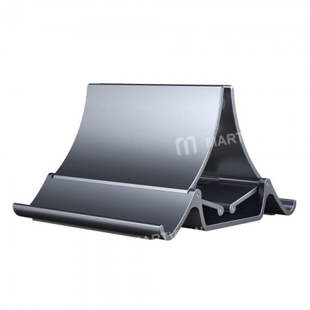 Heat Dissipation Non-slip Silicone Gravity Laptop Vertical Holder for MacBook / Surface / iPad