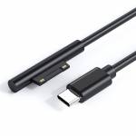 1.5M 15V/3A Magnetic Attraction Type-C Fast Charging Cable for Microsoft Surface Pro 3/4/5/6