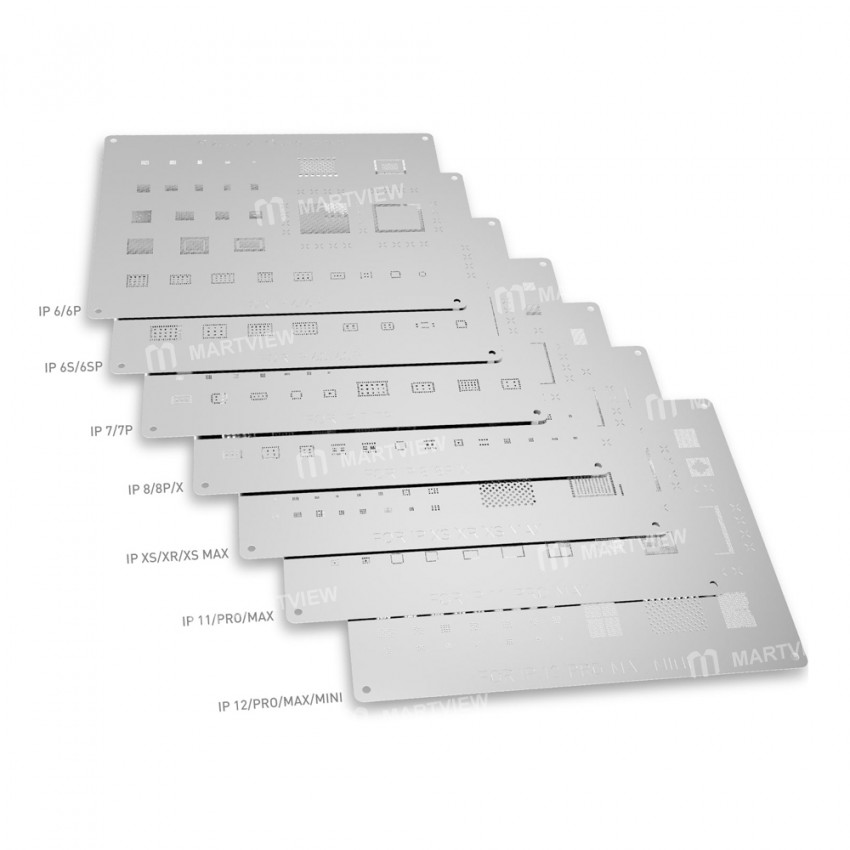 2UUL BGA Reballing Stencil Net for iPhone 6 - 12 Pro Max