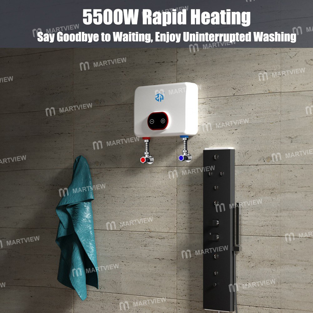 55kw tankless-electric-water-heater-220v-led-digital-display-30-55-c-with-overheat-protection-11