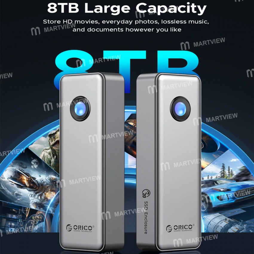 orico oum2-g20-type-c-rgb-usb32-20gbps-m2-nvme-ssd-enclosure-with-cooling-fan-6