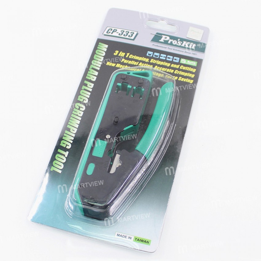 Pro'sKit CP-333 RJ45 6P / 8P Portable Crystal Head Network line Pressing Pliers