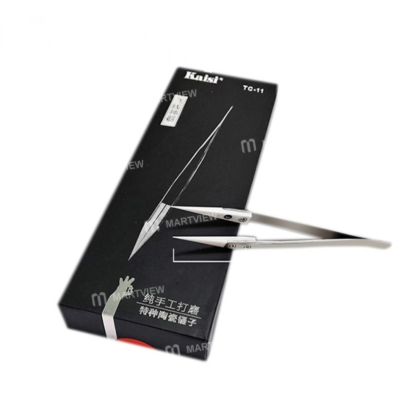 Kaisi TC-11 Precision Ceramic Tweezer For Phone PCB Mainboard IC Repair Tool