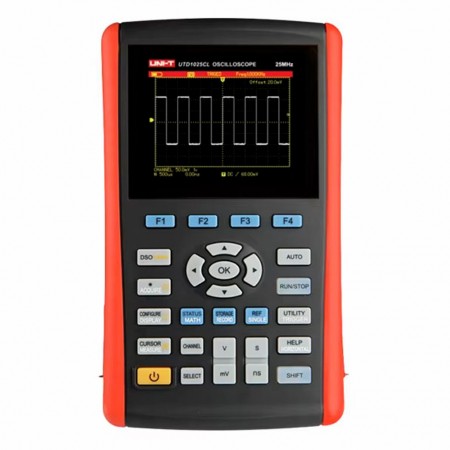 UNI-T UTD1025CL Handheld Single-Channels 25MHz Color LCD Digital Display Storage Oscilloscope
