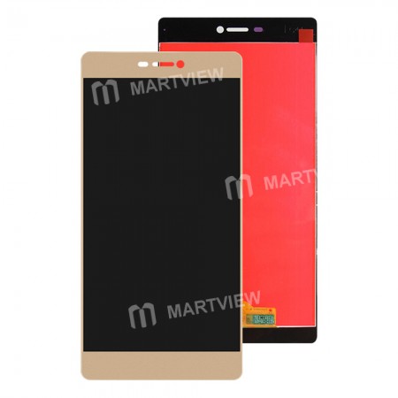 LCD Display Touch Screen Digitizer Assembly Replacement for Huawei P8 - Gold