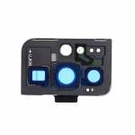 Replacement rear back camera cover holder with lens for samsung galaxy s21 ultra black
