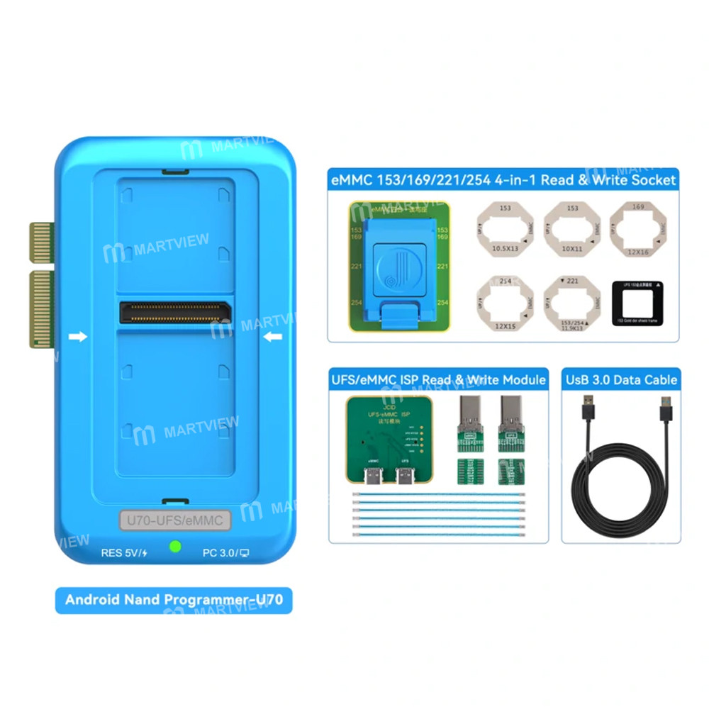 jcid u70-gen-2-android-nand-programmer-for-android-ufs-emmc-isp-nand-repair-8