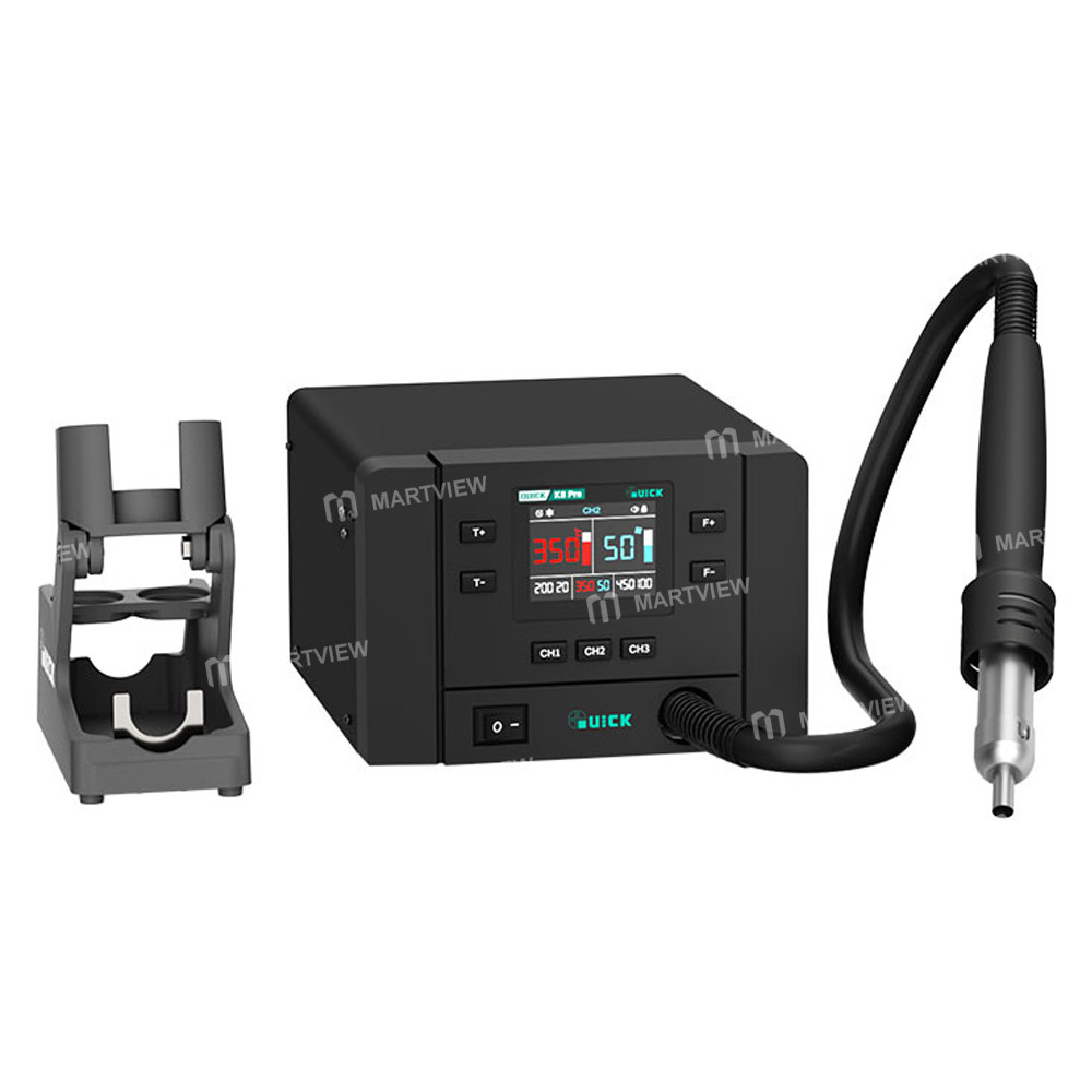 quick k8-pro-1000w-intelligent-hot-air-rework-station-for-chip-level-repair-pcb-assembly-work-5
