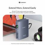 Orico TB3-S3 15-in-1 4K HDMI Thunderbolt 3 40Gbps Type-C Multi-function Docking Station