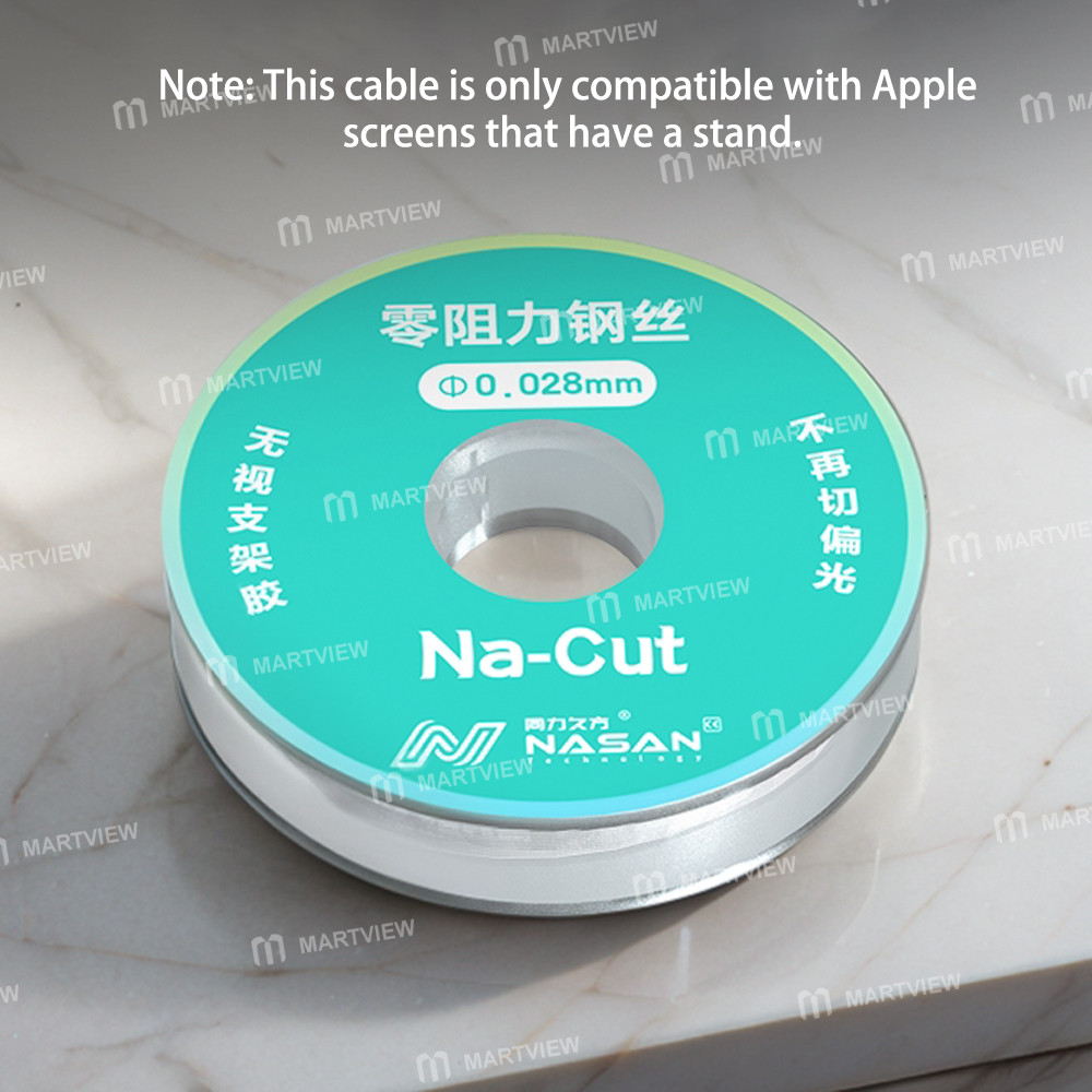 nasan na-cut-50m-0028mm-ultra-fine-zero-resistance-steel-wire-specifically-for-separating-apple-scre