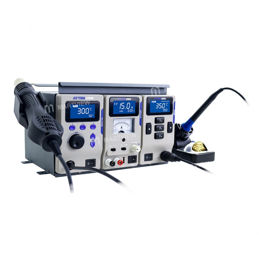 Atten WX-100 3 in 1 Soldering Rework Station Maintenance System with Electric Soldering iron Station