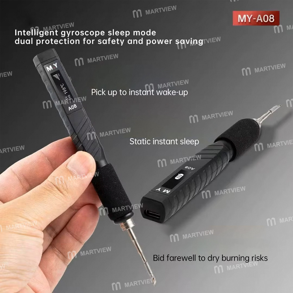 mryang my-a08-adjustable-temperature-210-smart-electric-soldering-iron-supports-qc30-pd-afc-fcp-4
