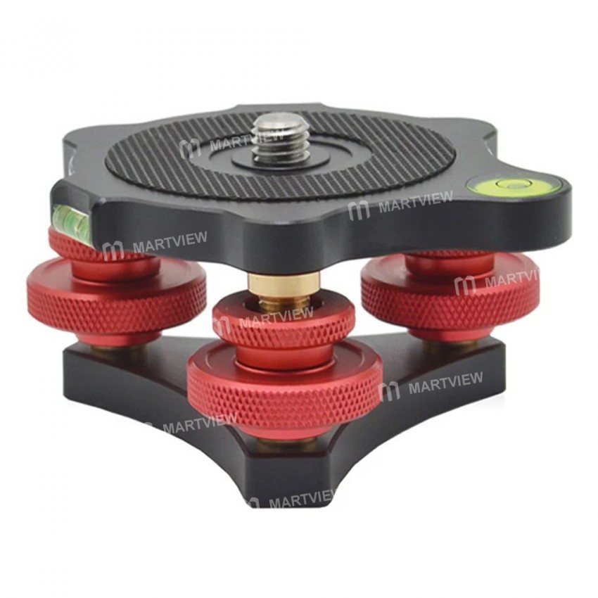 aluminum alloy-tripod-leveling-base-adjustable-tripod-head-6