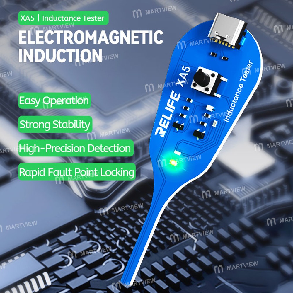 relife xa5-type-c-high-precision-electromagnetic-induction-tester-for-circuit-board-fault-detection-