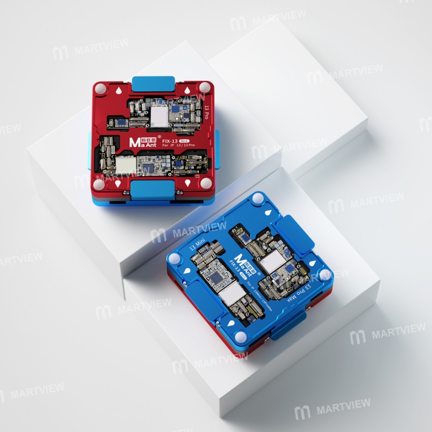 MaAnt FIX-13 4-in-1 Motherboard Layered Test Fixture for iPhone 13 / 13 Mini / 13 Pro / 13 Pro Max