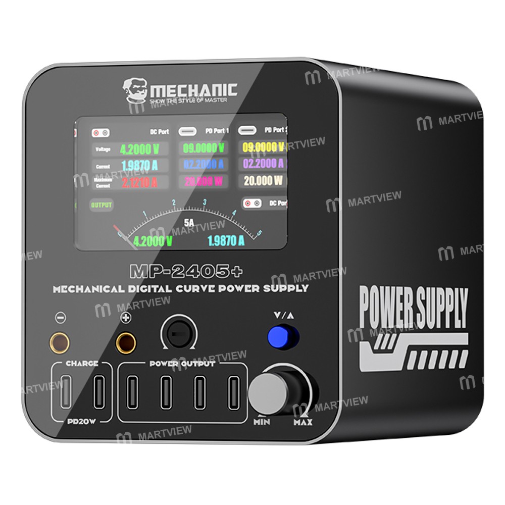 mechanic mp-2405-24v-5a-three-channel-digital-adjustable-linear-dc-power-supply-with-pointer-meter-1