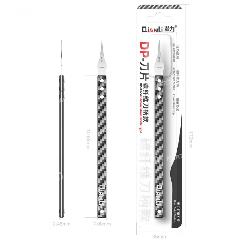qianli dp-manual-grinding-blade-carbon-fiber-handle-for-mobile-phone-mainboard-repair-15
