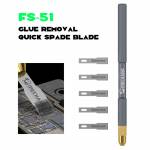 mechanic fs-51-stainless-steel-anti-static-glue-removal-quick-spade-blades-2