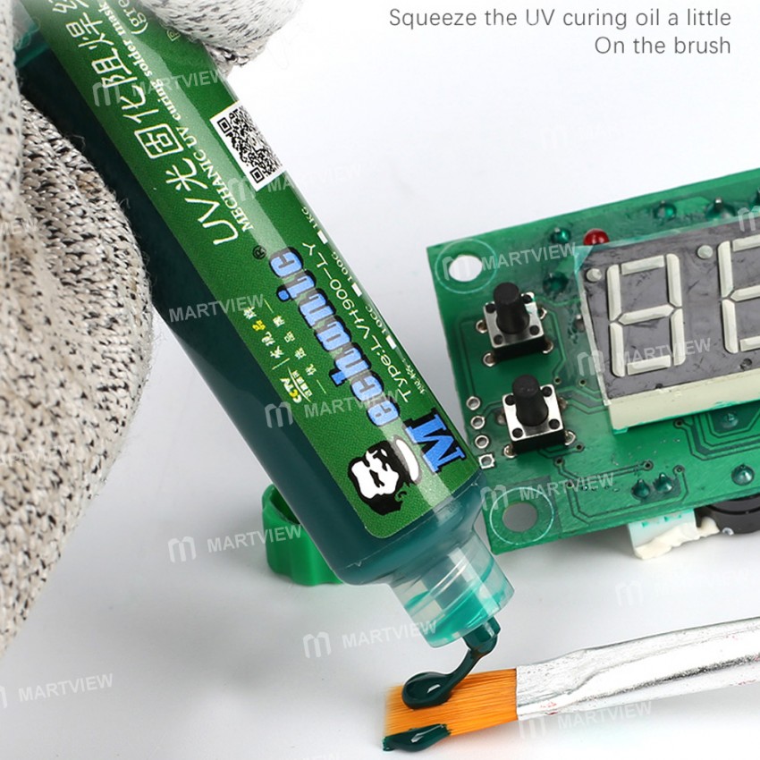 Mechanic LY-UVH900 10CC UV PCB BGA Circuit Board Curing Soldering Oil