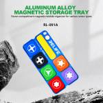 relife rl-091a-7-compartment-aluminum-alloy-screw-magnetic-storage-tray-6