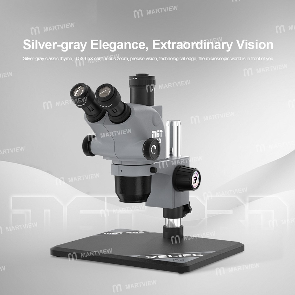 relife rl-m6t-pro-b11-65x-65x-continuous-zoom-colorful-trinocular-hd-stereo-microscope-8
