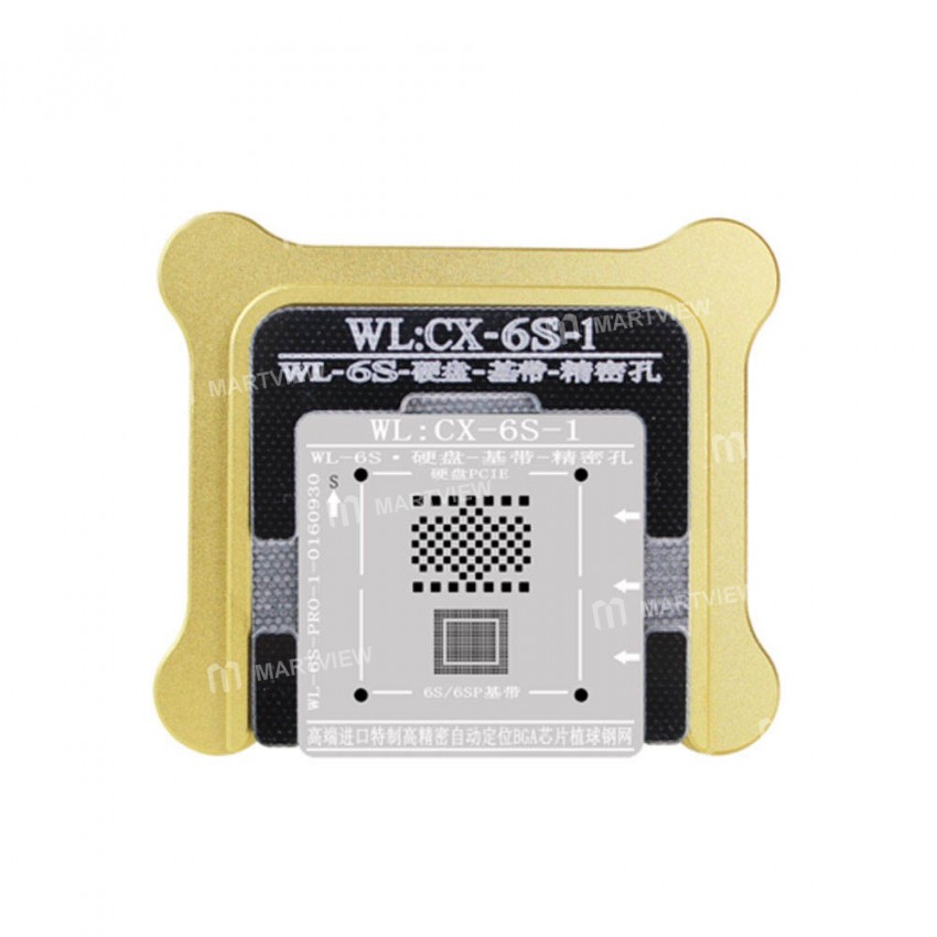 WL High-Quality NAND Baseband IC Chip BGA Reballing Stencil Plant Tin Steel Net with Fixed Plate and