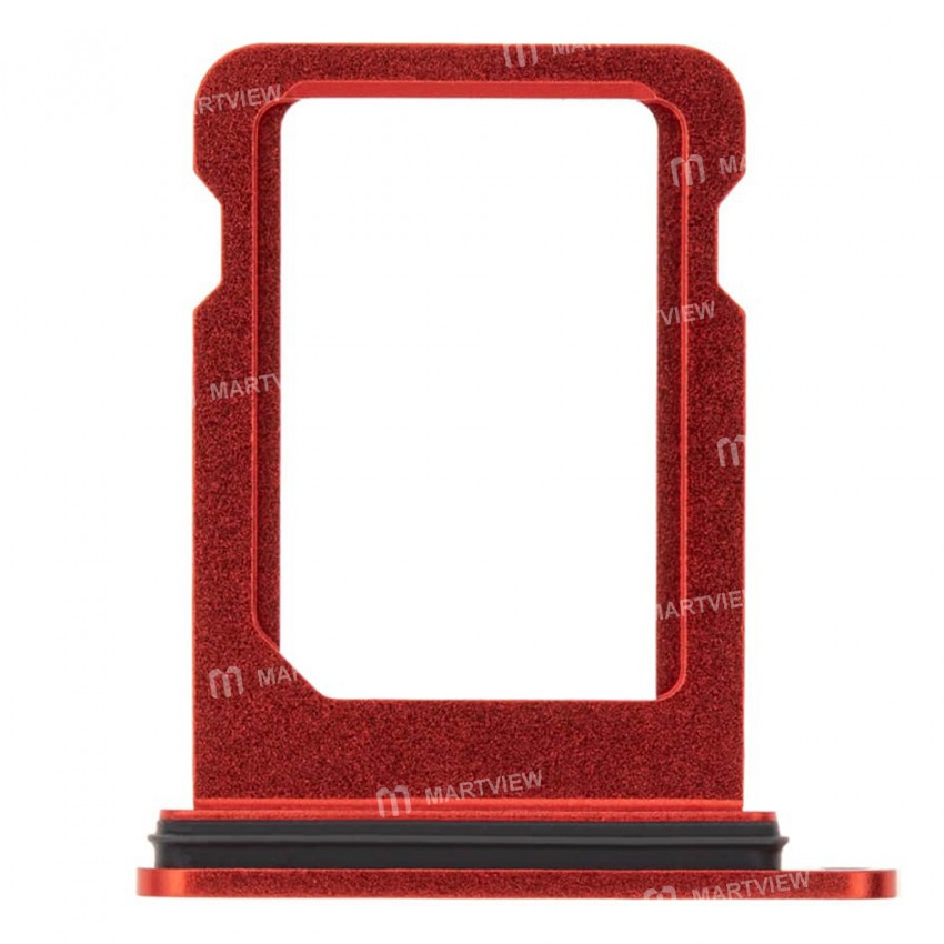 Replacement sim card tray for iPhone 12 mini red