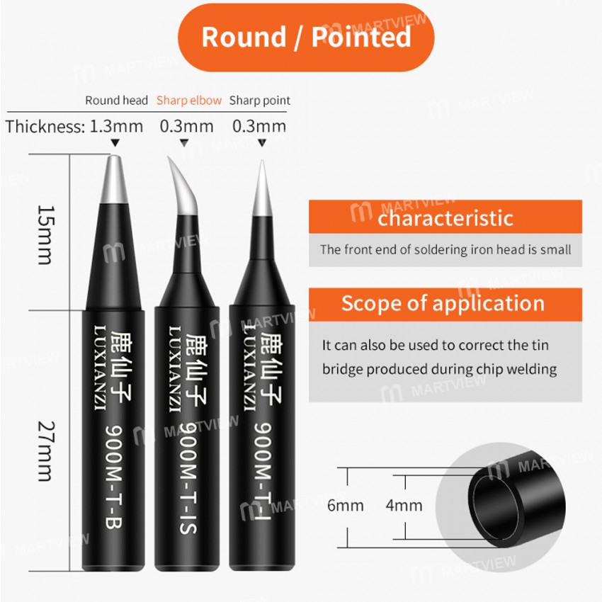 luxianzi 900m-series-lead-free-copper-soldering-iron-tips-for-936-soldering-stations-10