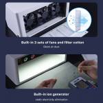 Refox DFE-35 Multifunction Phone Repair Dust Removal Workbench for Lighting / Dust Detecting / UV Cu